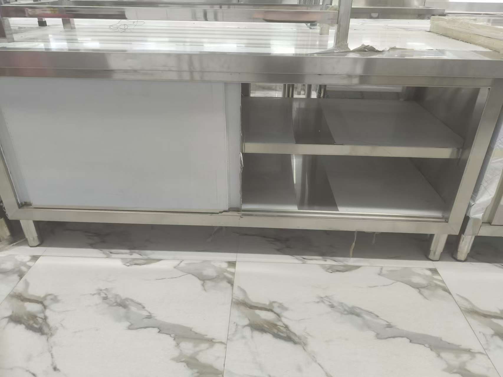 科宇 1800*800*800 廚房操作臺 /雙通工作臺